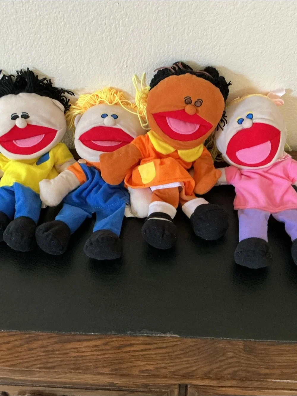 Oriental Trading Co Happy Children Hand Puppet Cultural Diversity Lot of 4